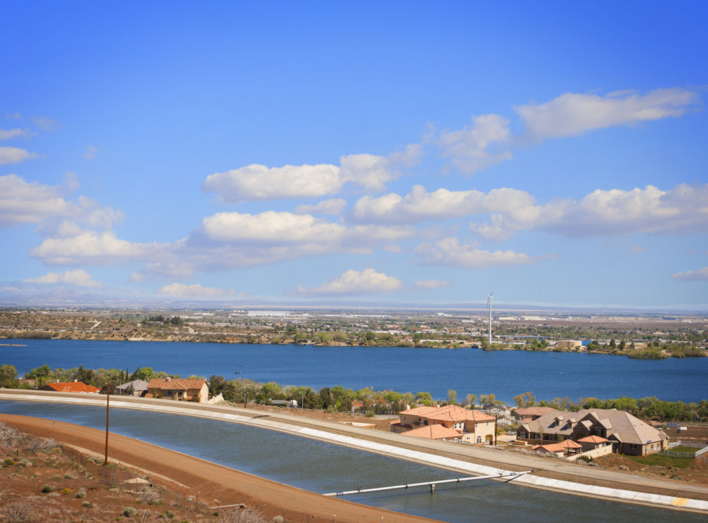 Palmdale Social Security Disability Benefits Attorney California aqueduct in Palmdale, California.